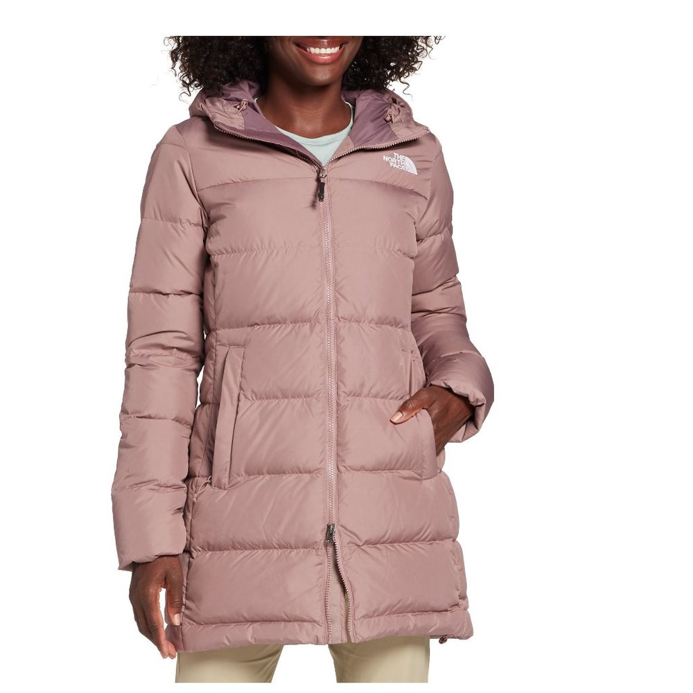 NWT The North Face Women's Gotham Parka Jacket XS Pink Rose $250 2D52